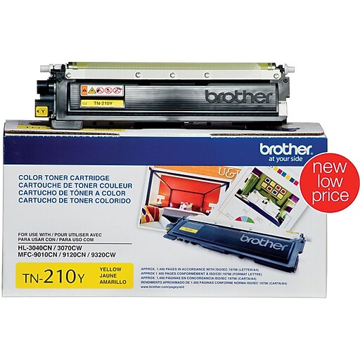 Brother Toner Cartridge, Yellow (TN210Y) at Staples