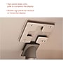 Deflect-O Document Holder, 8.5" x 11", Freestanding, Silver Steel (692045)~#|#~s1026396_sc7