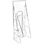 Deflecto Stand-Tall Brochure Holder, 4.5" x 11.875", Vertical, Wall Mounted, Clear Plastic (55601)~#|#~s1026430_sc7