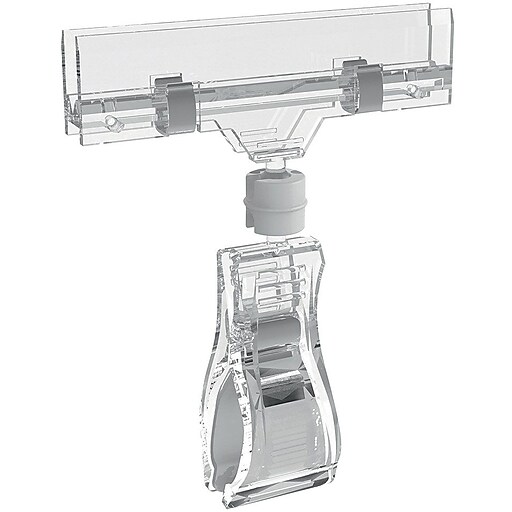 Deflecto® VersaGrip Plastic Sign Holder , 4.13" x 3.13" at Staples