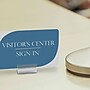 Deflect-O Supergrip Card Holder, 1", Table Top, Clear Plastic, 50/Pack (20002)~#|#~s1026591_sc7
