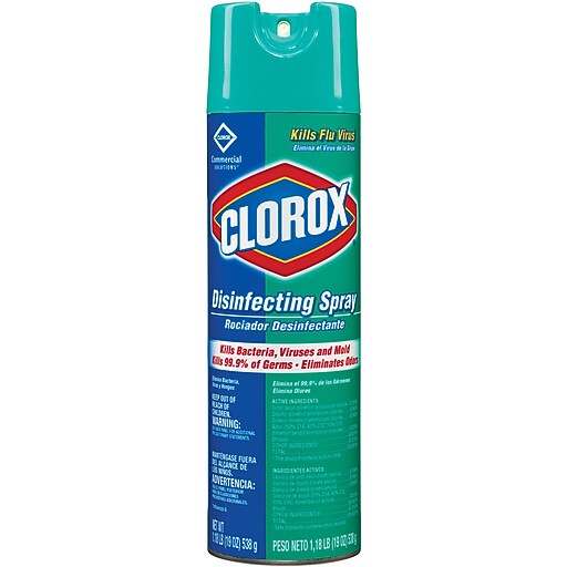 Clorox® Disinfecting Spray, Fresh Scent, 19 oz. Staples