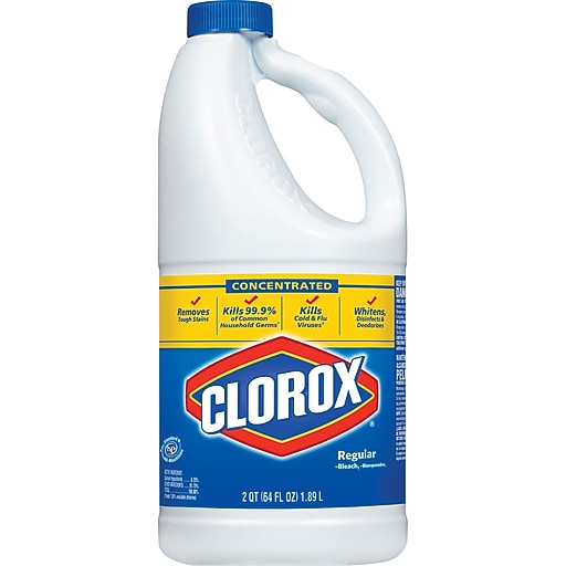Clorox® Regular Bleach, 64 Fluid Ounces Staples