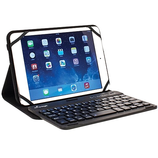 MEdge Universal Stealth Pro Keyboard Case for 9" 10" Tablets, Black