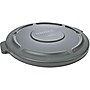 Rubbermaid BRUTE Indoor Lid, Gray Polyethylene, 32 Gal. (FG263100GRAY)~#|#~s1027415_sc7