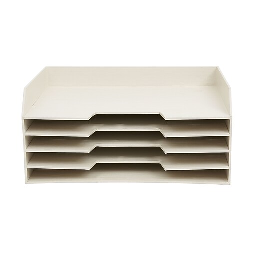 Office by Martha Stewart™ Stack+Fit™ File Sorter, White (29569) Staples