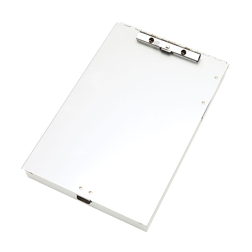 Staples® Aluminum Document Case with Calculator, Letter Size, Silver, 9
