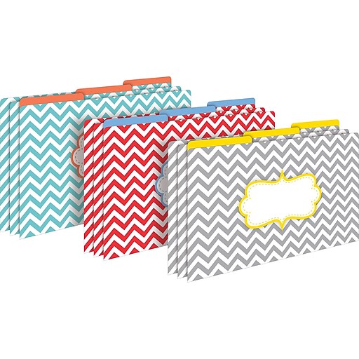Barker Creek Beautiful Chevron Decorative LegalSized File