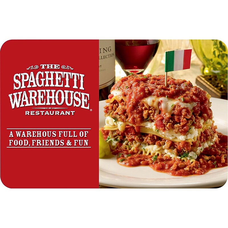 OLD Spaghetti Warehouse Gift Card $100 image 1