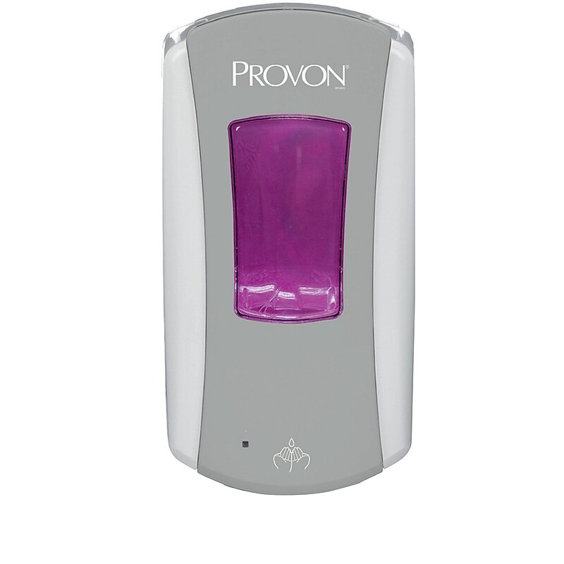 PROVON LTX 12 Automatic Wall Mounted Hand Soap Dispenser, Gray/Silver (1971-04) image 1