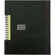 Idea Collective® Business Notebook, 8" x 5", Black (56897)