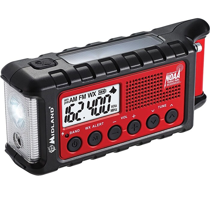 E+ Ready Emergency Dynamo Crank Radio with AM/FM Weather