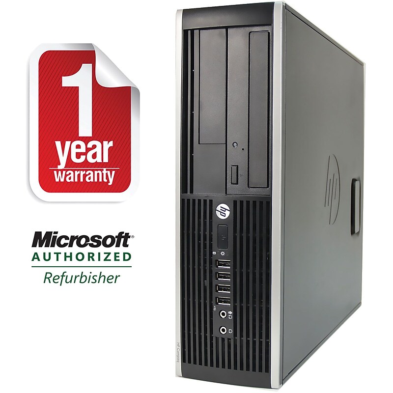 HP 6000 Refurbished Small Form Factor Intel DC-2.8Ghz, 2GB Memory, 160GB Hard Drive DVD Win 10 Pro 64bit image 1