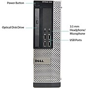Dell 7010 Refurbished SFF Desktop Computer, Intel i5 3.2GHz, 16GB Memory, 1TB Hard Drive, Windows 10 Pro