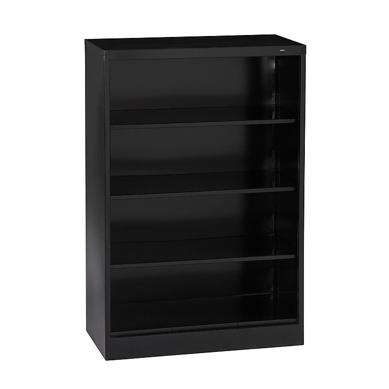 Tennsco 55"H Welded Bookcase, Black (TNN-BC1852BK) image 1