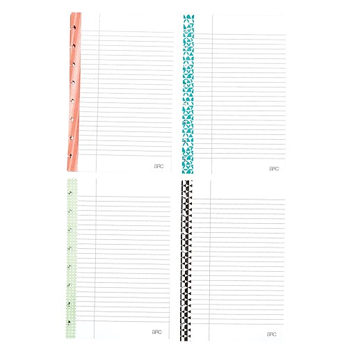 Staples® Arc System College Ruled Reinforced Refill Paper 5 1/2" x 8 1/2" (50042) at Staples
