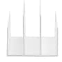 Poppin Fin 3 Compartment Plastic File Organizer, White (102742)~#|#~s1031636_sc7