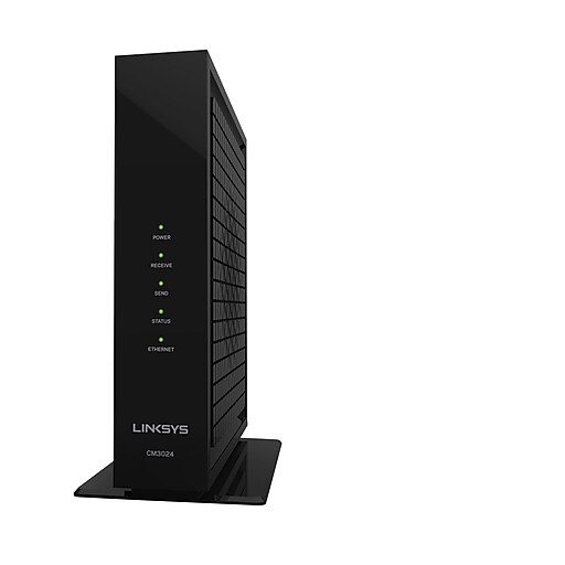 Linksys DOCSIS 3.0 24x8 Cable Modem CM3024 at Staples