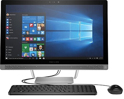 HP Pavilion 24-b016 All-in-One Desktop Computer, 6th Gen Core i3, 8GB RAM, 1TB HDD