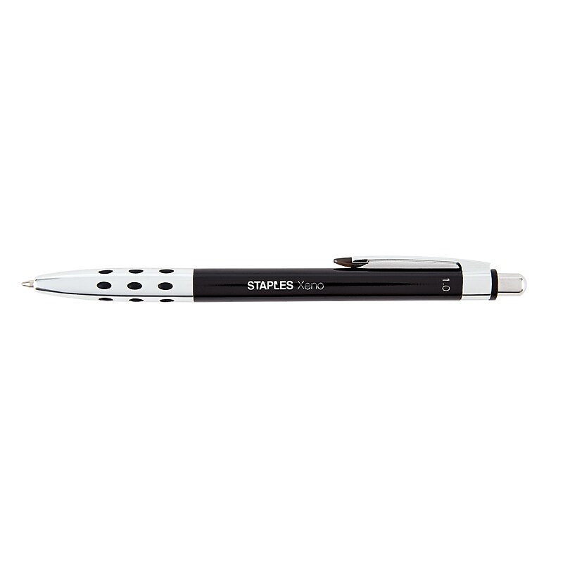 Staples® Xeno® Ballpoint Retractable Pens Medium 1.0mm Assorted 5pk (50784) image 1