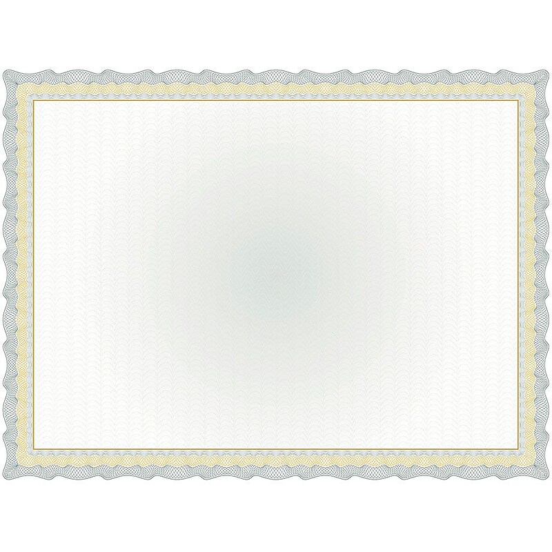 Great Papers Twisty Graph Certificates, 8.5" x 11", Green, 15/Count (2013306) image 1