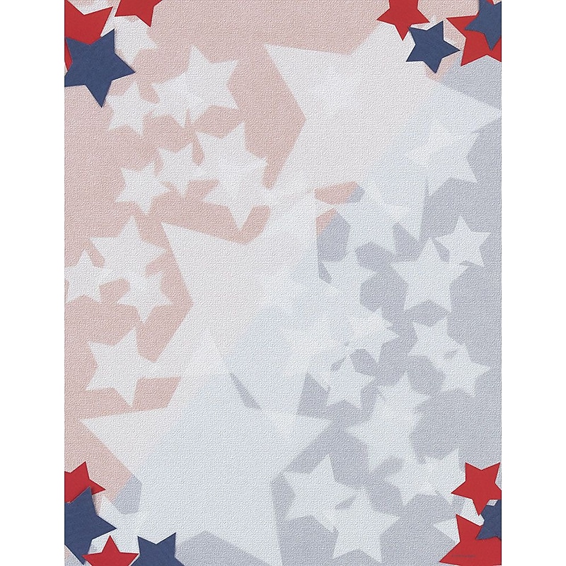 Great Papers! Everyday Letterhead, Stars, 80/Pack (2014285) image 1