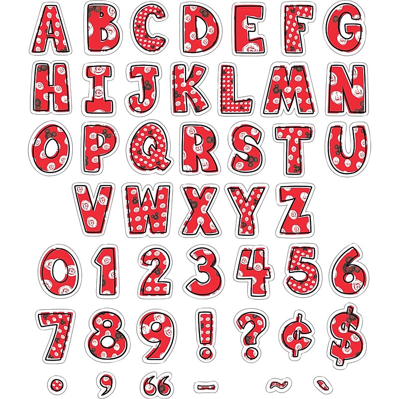 Eureka Mickey Color Pop! Deco Character Letters, 177/Pack image 1