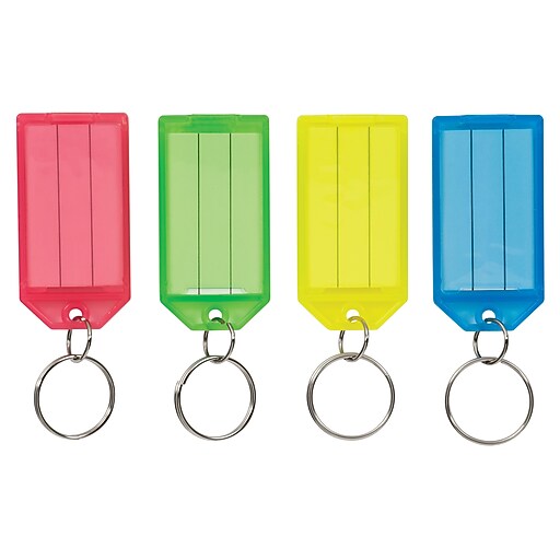 ColorCoded Key Tags 4pk at Staples
