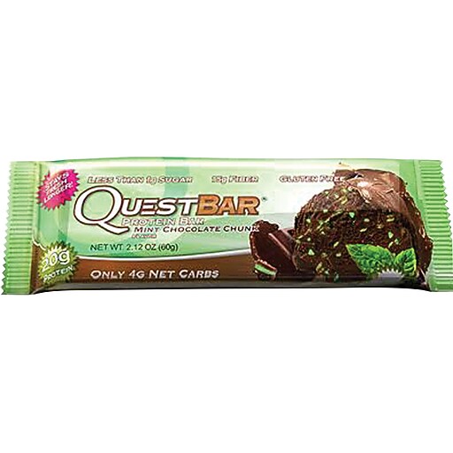 Quest Nutrition Protein Bar, Mint Chocolate Chunk, 12/Bx at Staples