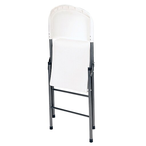 Cosco Resin Folding Chair White 14867wsp4s