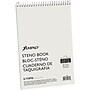 Ampad Steno Books, 6" x 9", Gregg Ruled, Greentint, 80 Sheets/Pad, 72 Pads/Carton (25-274)~#|#~s1041635_sc7