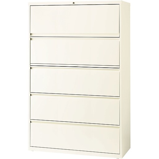 Shop Staples For Hirsh Hl10000 Lateral File 5 Drawer Cloud 42 W