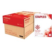 Staples Select Copy Paper, 8.5" x 11", 20 lbs., White, 500 Sheets/Ream, 10 Reams/Carton (20472)