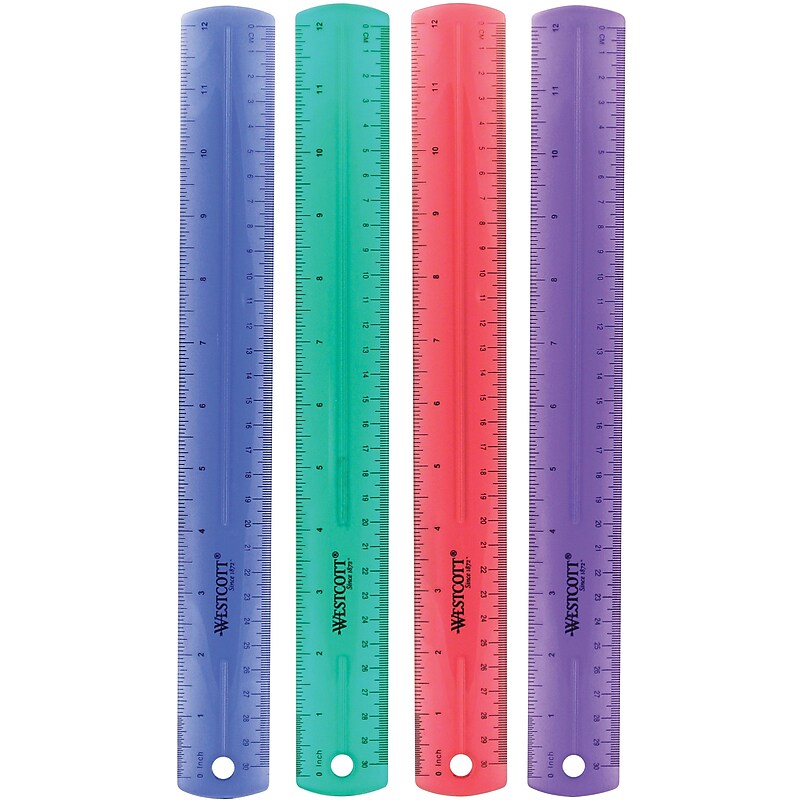 Westcott 12" Standard Ruler (12975) image 1