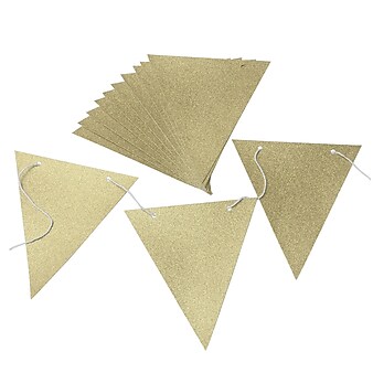 Gartner Studios, Gold Glitter Banner Kit, 76" (18557)