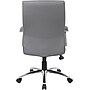 Boss Leather Accent Chair, Gray (B10101-GY)~#|#~s1047036_sc7