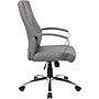 Boss Leather Accent Chair, Gray (B10101-GY)~#|#~s1047040_sc7