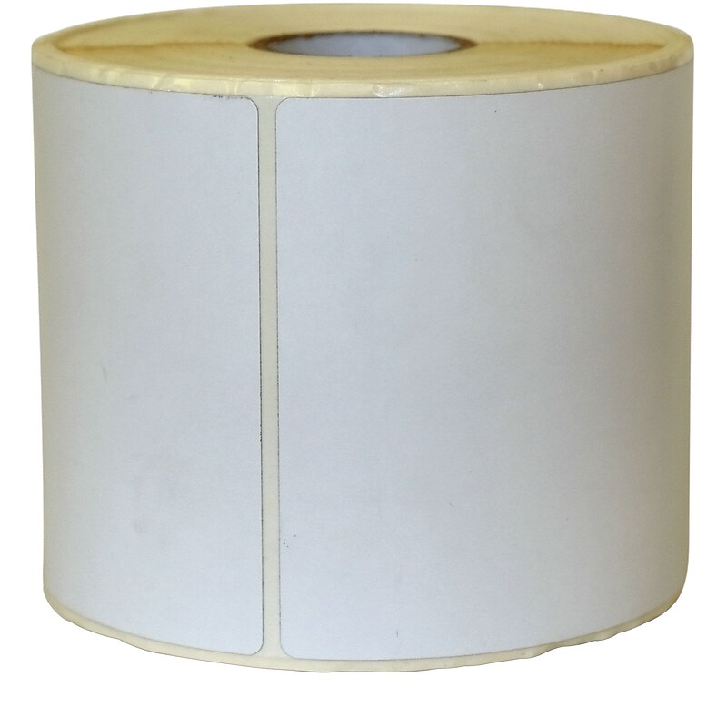 Decker Tape White Block Out Label, 2" x 3", 500/RL, 35 RL/CT (WBL0023) image 1