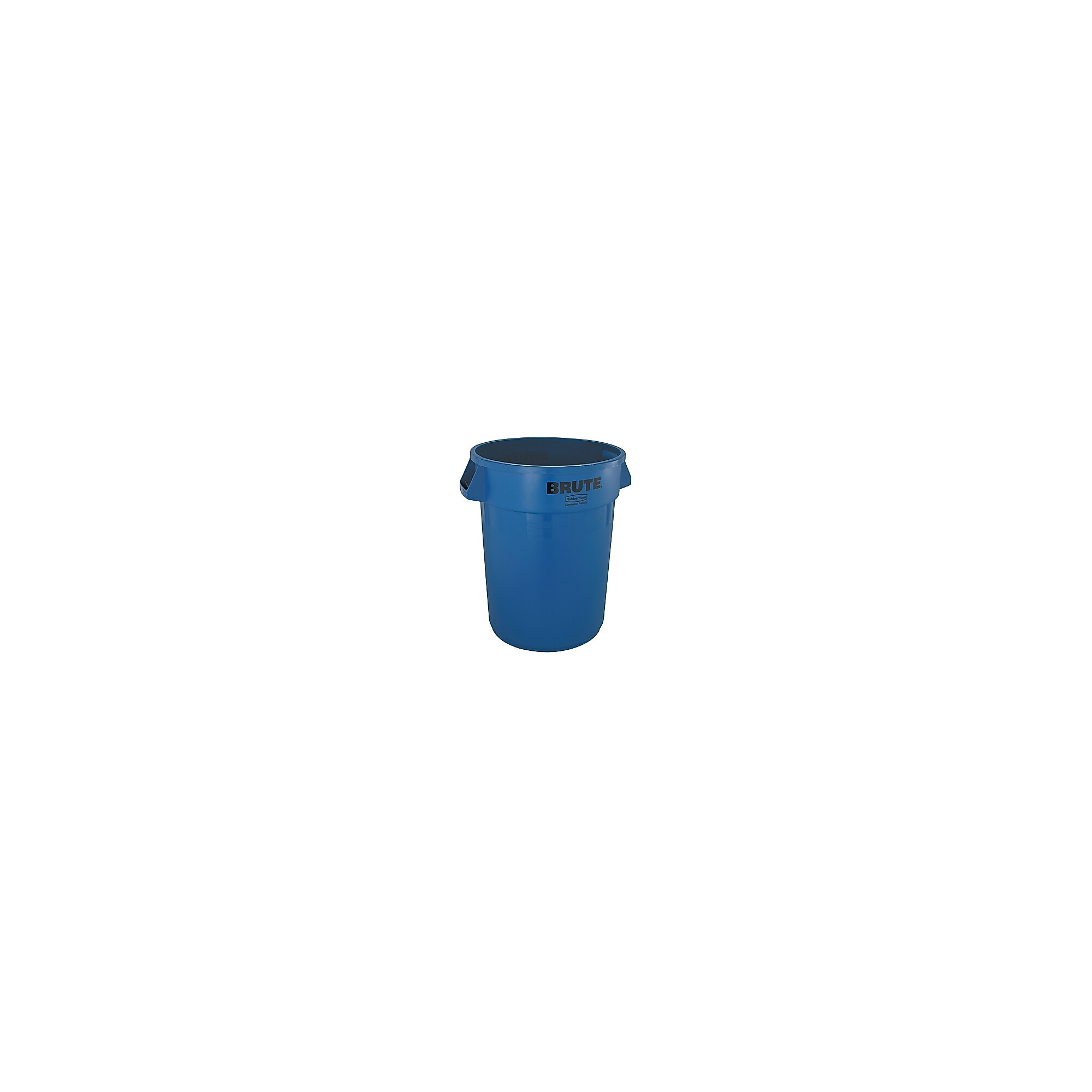 Rubbermaid Round Brute Trash Can Receptacle, Blue, 32 gal./121.12 liters Sansujyuku sansujyuku.com