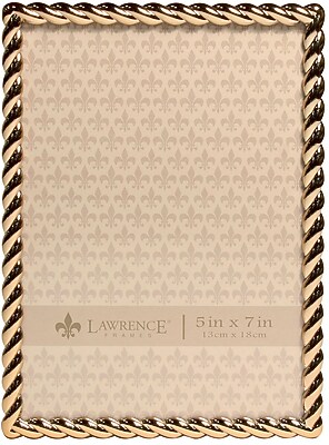 Lawrence Frames Golden Rope Picture Frame - 5" x 7" 