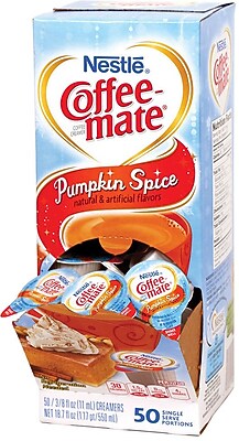 COFFEE CREAMER, PUMPKIN SPICE