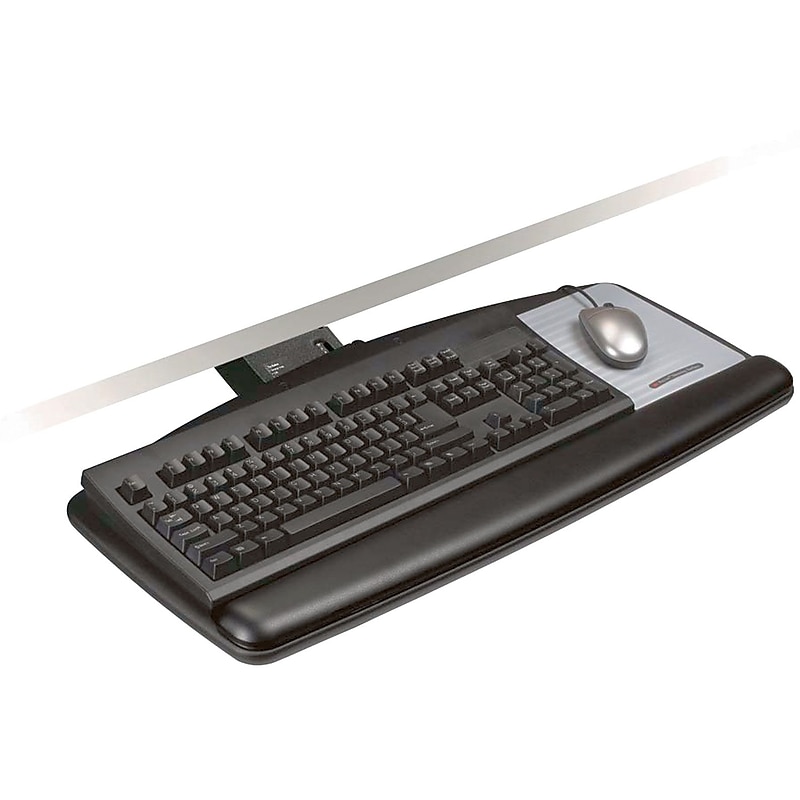 Easy Adjust Standard Keyboard Tray, 25-1/2w x 12d, Black image 1