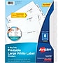 Avery Big Tab Printable Paper Dividers with Large White Labels, 8 Tabs, White, 4 Sets/Pack (14439)~#|#~s1051328_sc7