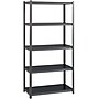 Iron Horse 3200 Concealed Rivet 5-Shelf Metal Stand Alone Shelving Unit, 36" W, Gray (20996)~#|#~s1053140_sc7