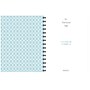 Kahootie Co Undated Monthly Calendar, 9" x 11.5", Teal and White (ITKCTW)~#|#~s1054597_sc7