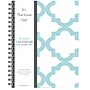 Kahootie Co Undated Monthly Calendar, 9" x 11.5", Teal and White (ITKCTW)~#|#~s1054598_sc7