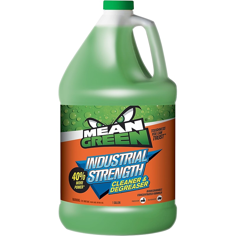 Mean Green Green Industrial Strength Cleaner/Degreaser, 1 Gallon, 4/Carton (483-102) image 1