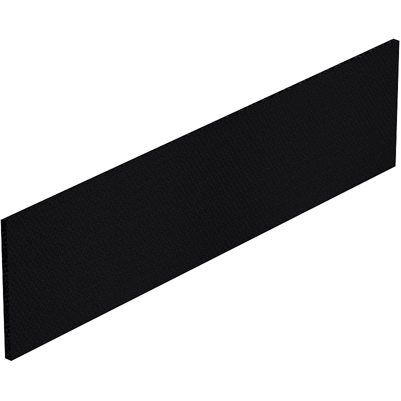 Offices To Go Tackboard with Black Fabric, 68.25"Wx17.25"H image 1