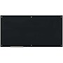 U Brands Glass Dry Erase Board, 70" x 35", Black Surface, Frameless (172U00-01)~#|#~s1056813_sc7