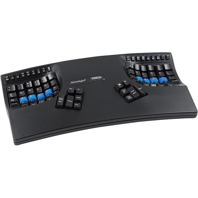 Kinesis Advantage2 Ergonomic Keyboard, Black (KB600) image 1